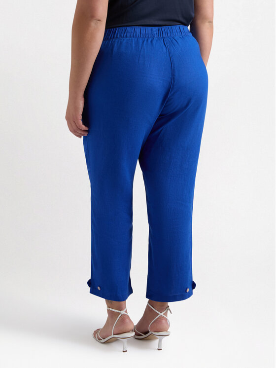 Fiorella Rubino Fiorella Rubino Pantaloni di tessuto P119T004808N024 Turchese Regular Fit