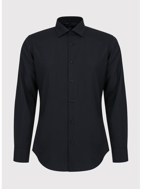 Pako Lorente Pako Lorente Koszula B24WH-1X-046 Czarny Slim Fit
