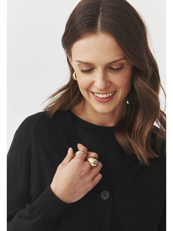 TATUUM TATUUM Kardigan LENNOX Czarny Classic Fit