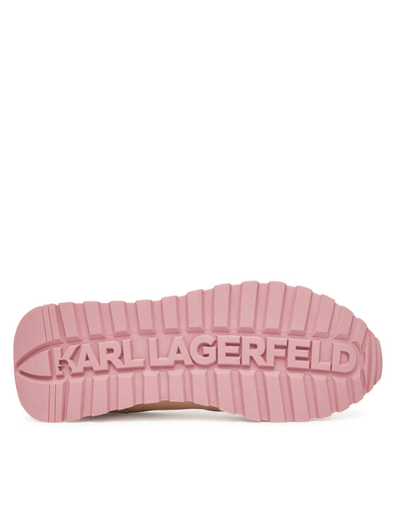KARL LAGERFELD KARL LAGERFELD Laisvalaikio batai Kairo Lo Lace Mix II KL61124E 4TP Smėlio