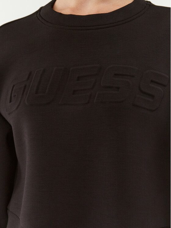 Guess Guess Μπλούζα Cindra V3BQ15 K7UW2 Μαύρο Regular Fit