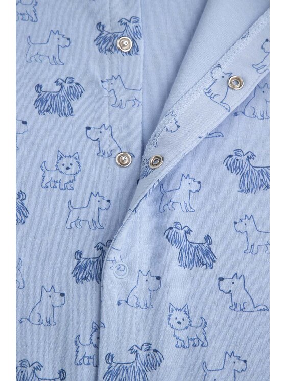 Coccodrillo Coccodrillo Pajac ZC6404206PJS-014 Niebieski Regular Fit