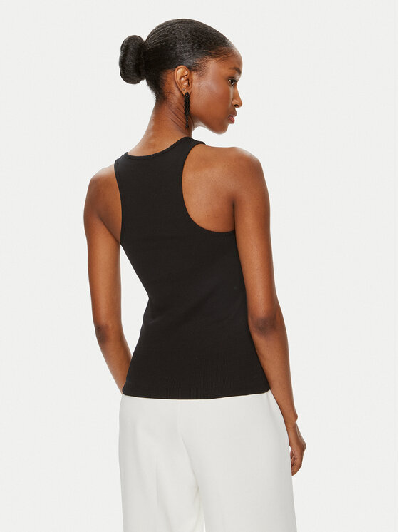 Patrizia Pepe Patrizia Pepe Top 8M1617/J216-K103 Čierna Slim Fit