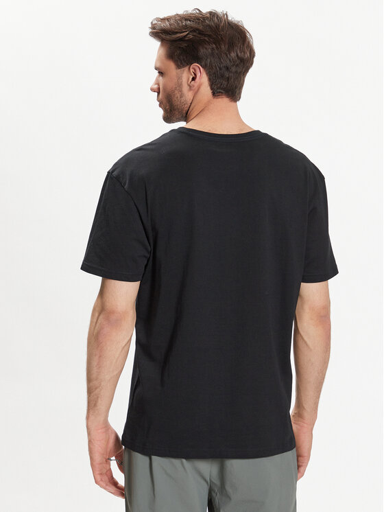 Columbia Columbia T-Shirt Basic Logo 1680053 Czarny Regular Fit