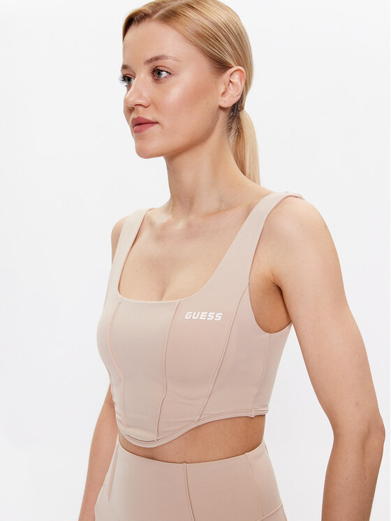 Guess Guess Top Brigit V3GP02 MC04Z Beige Slim Fit