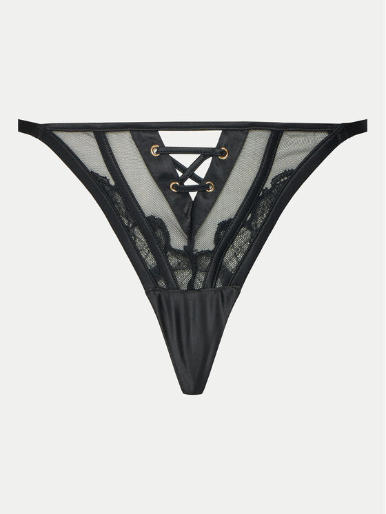 Hunkemöller Hunkemöller Στρίνγκ Sophia 300356 Μαύρο