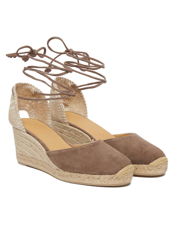 Castañer Castañer Espadryle Carina 21741 Brązowy