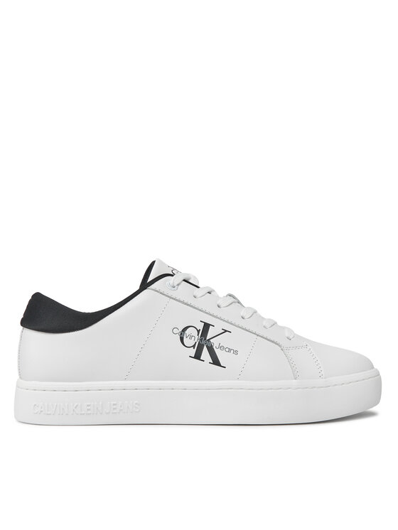 Sneakers Calvin Klein Jeans Classic Cupsole Low Laceup Lth YM0YM00864 Bright White/Black 01W