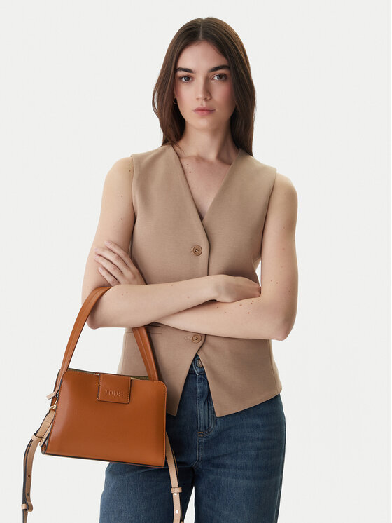 TOUS TOUS Handtasche Kaos Icon 2002355443 Braun