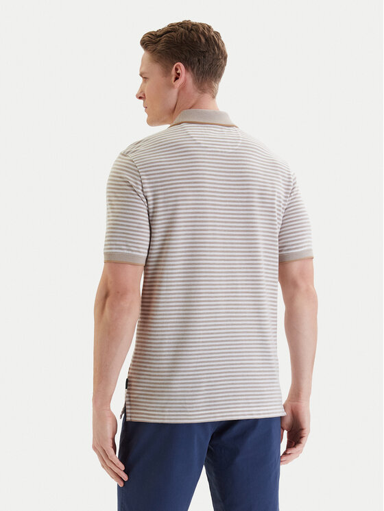 Bugatti Bugatti Polo majica 8150-75092C Bež Regular Fit