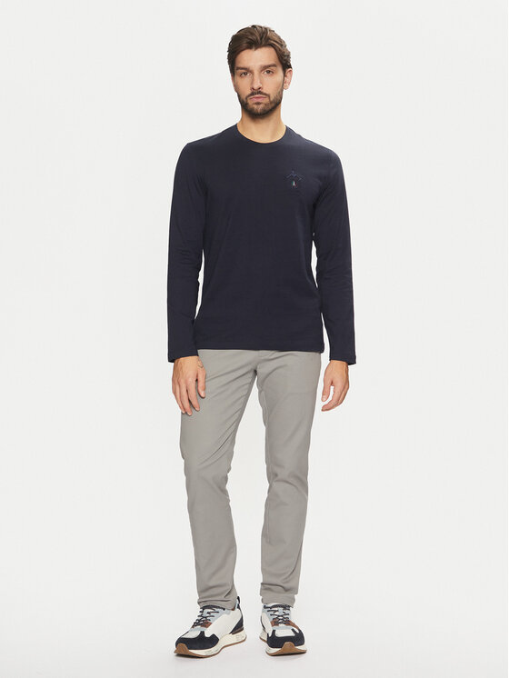 Aeronautica Militare Aeronautica Militare Longsleeve 242TS2342J592 Dunkelblau Regular Fit