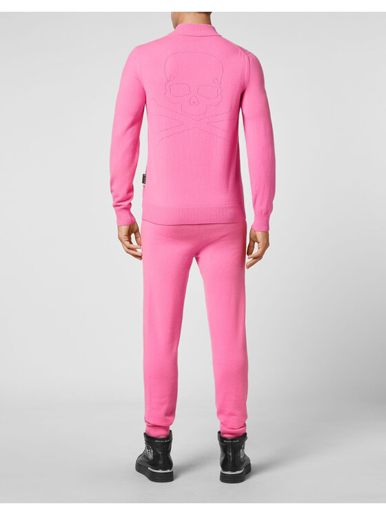 PHILIPP PLEIN PHILIPP PLEIN Dres 3077 Różowy Regular Fit