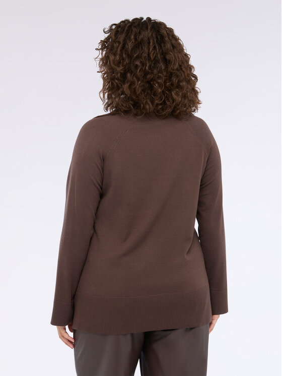 Fiorella Rubino Fiorella Rubino Maglione M657L008031N022 Marrone Regular Fit