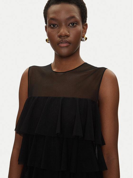 NORMA KAMALI NORMA KAMALI Rochie cocktail ST4243MSH18001 Negru Regular Fit