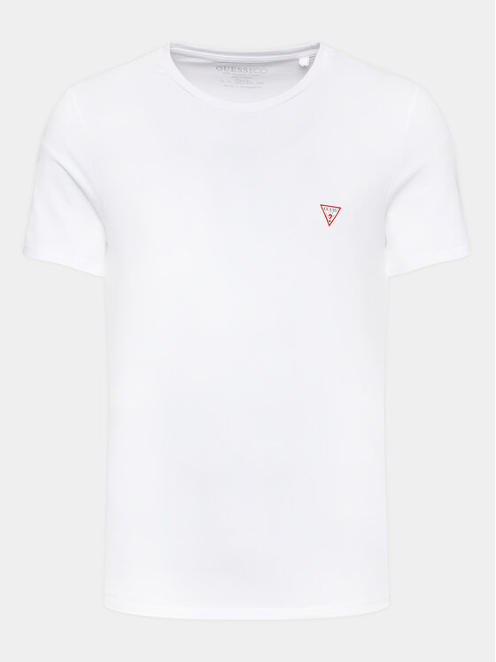 Guess Guess T-Shirt M2YI36 I3Z14 Bílá Slim Fit