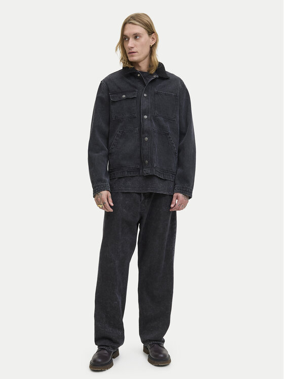 Jack&Jones Jack&Jones Traperice Alex Smith 12282731 Crna Wide Leg