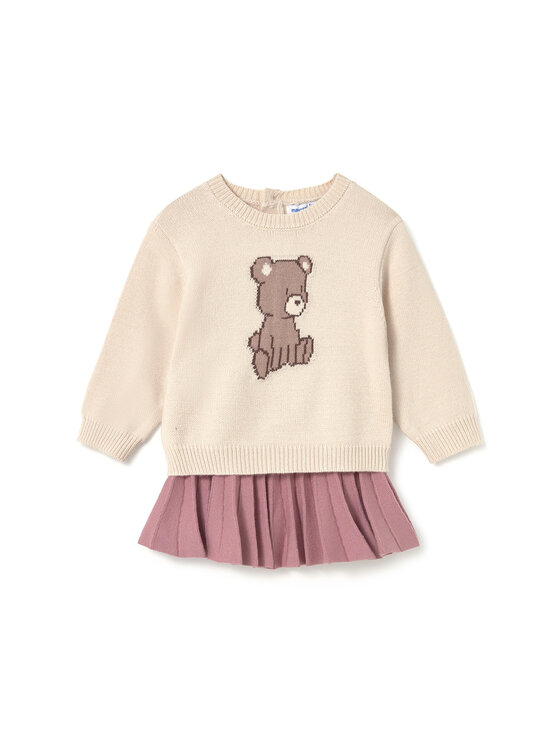 Mayoral Komplet dziecięcy 2925 Beżowy Regular Fit