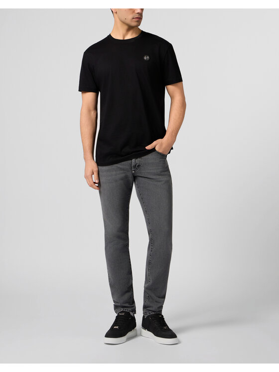 PHILIPP PLEIN PHILIPP PLEIN Jeansy 30026 Szary Straight Fit