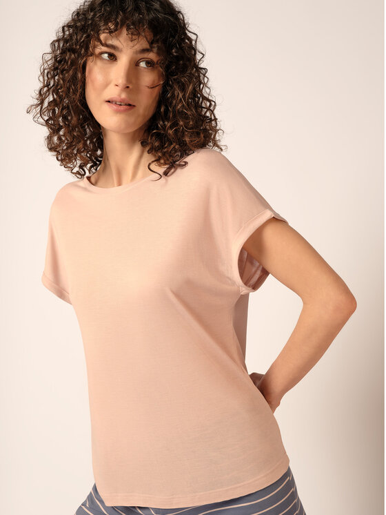 Huber Huber T-Shirt 19004 Różowy Regular Fit