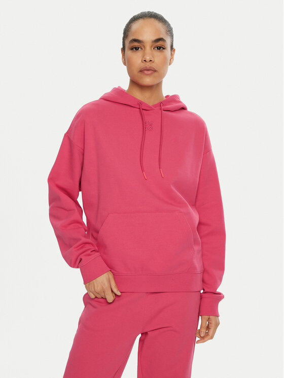Hugo Felpa Delfinia 50522423 Rosa Regular Fit, taglia : XL