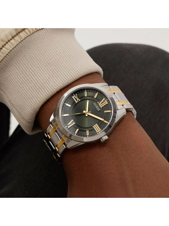 Guess Guess Hodinky GW0893G1 Stříbrná