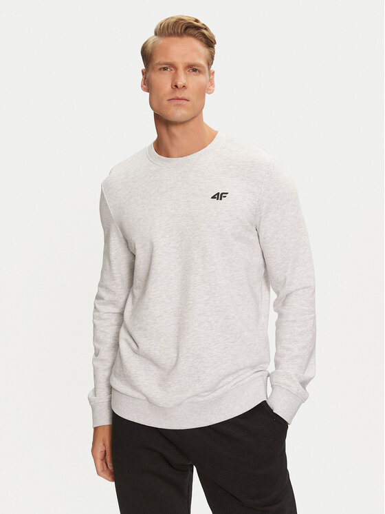 4F 4F Felpa 4FWMM00TSWSM1465 Grigio Regular Fit