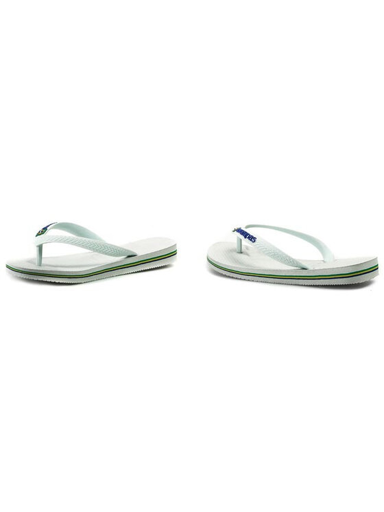 Havaianas Havaianas Σαγιονάρες Brasil Logo 41108500001 Λευκό