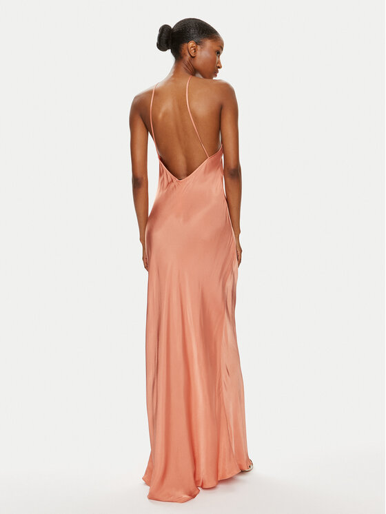 TWINSET TWINSET Rochie de seară 241TT2161 Portocaliu Slim Fit