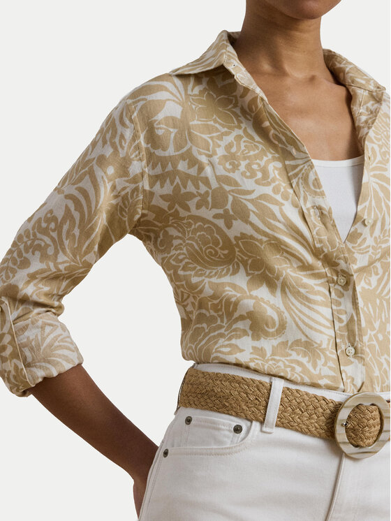 LAUREN RALPH LAUREN LAUREN RALPH LAUREN Koszula 200963700002 Beżowy Relaxed Fit