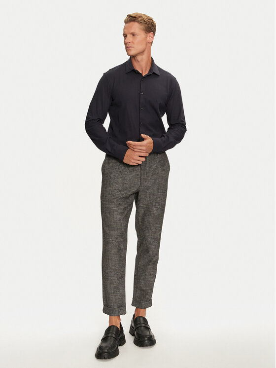 Calvin Klein Calvin Klein Koszula K10K113532 Granatowy Regular Fit