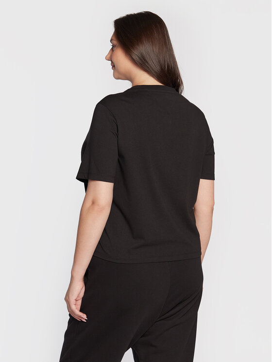 T-shirt Center Badge DW0DW10556 Nero Regular Fit