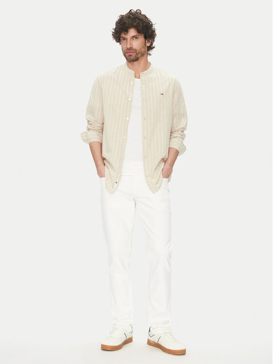 Tommy Jeans Tommy Jeans Πουκάμισο DM0DM20893 Μπεζ Regular Fit