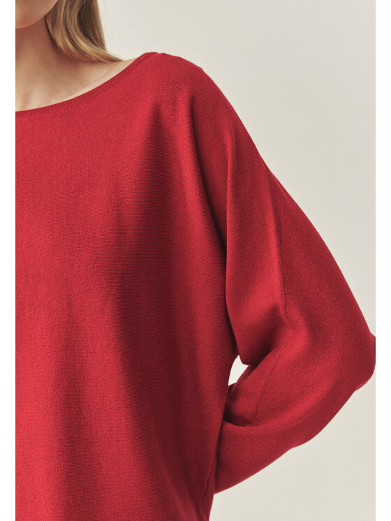 TATUUM Tatuum Sweter FLARIS Czerwony Classic Fit
