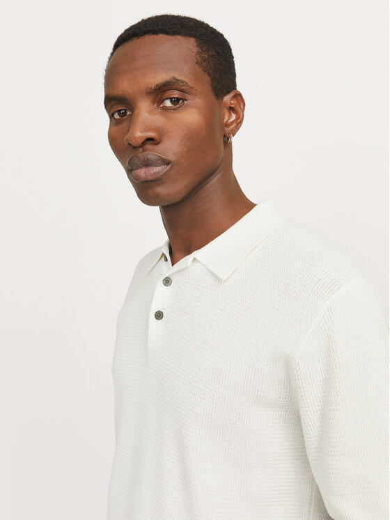 Jack&Jones Jack&Jones Polokošile Cooper 12271483 Bílá Regular Fit