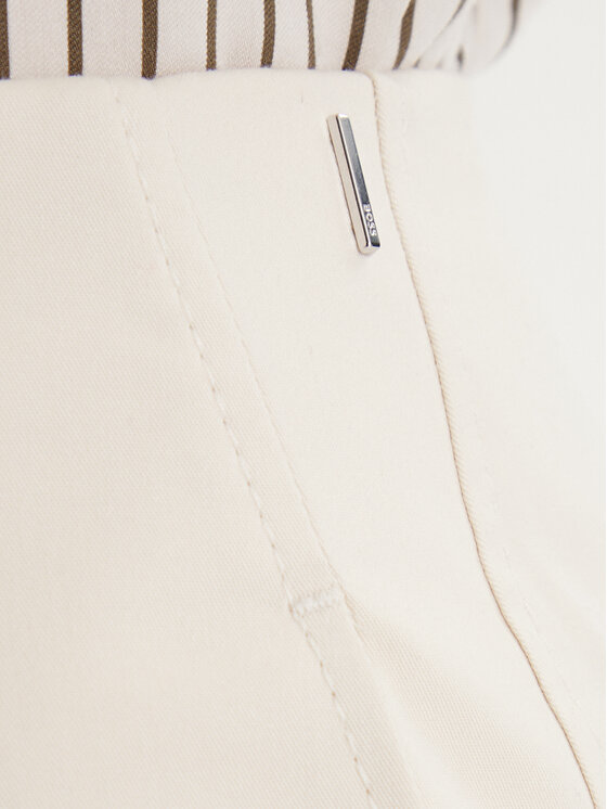 BOSS BOSS Кюлоти Tulotta 50551913 Écru Relaxed Fit