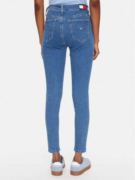 Tommy Jeans Tommy Jeans Traperice Nora DW0DW20220 Plava Skinny Fit
