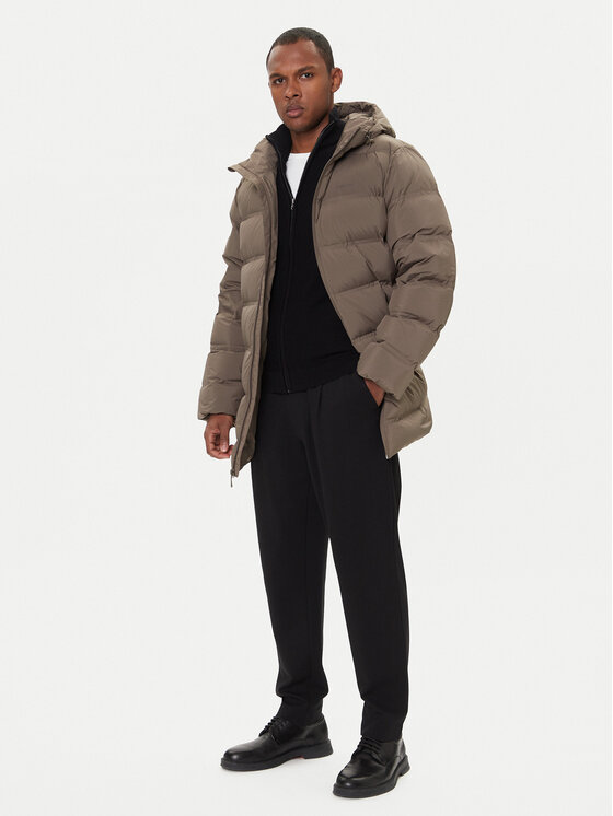 Calvin Klein Calvin Klein Pernata jakna LV04LD516G Bež Regular Fit