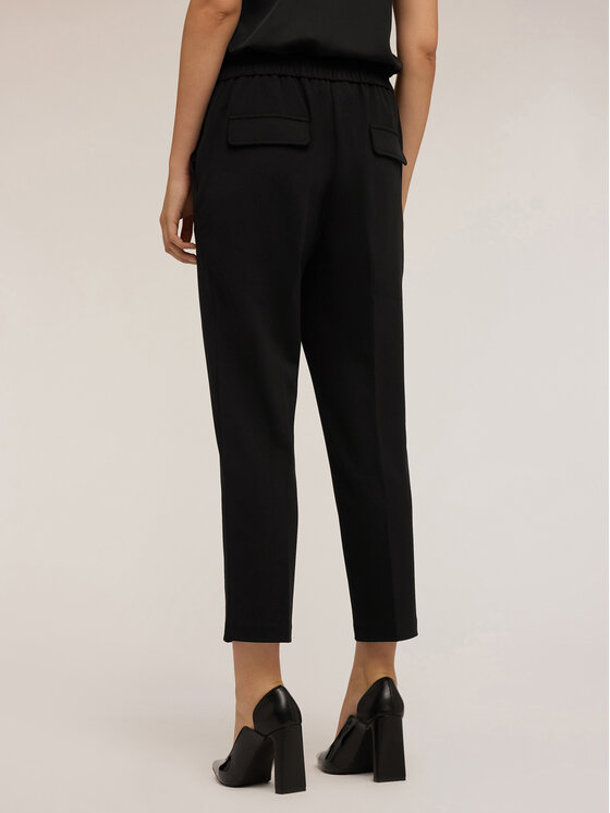 Motivi Motivi Pantaloni di tessuto P118W000821N033 Nero Regular Fit