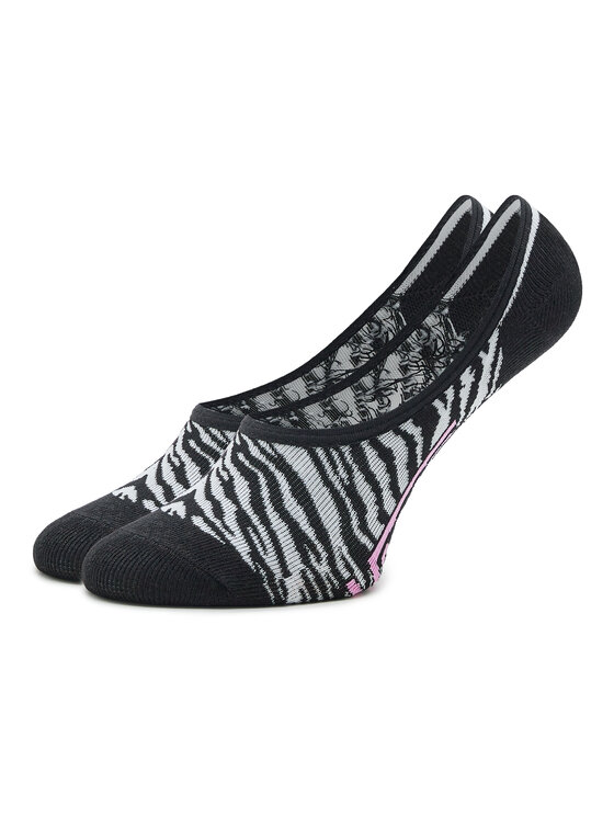 Vans Vans Sada 3 párů dětských kotníkových ponožek Zebra Daze Canoodle VN0007AXBR51 Barevná