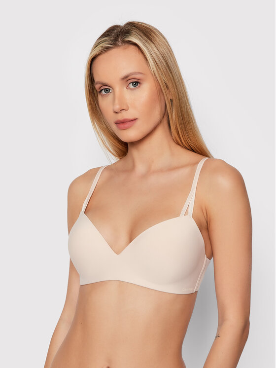 Calvin Klein Underwear Grudnjak Bez žice 000QF6017E Bež