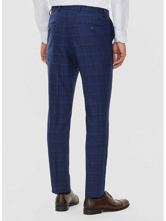 Pako Lorente Pako Lorente Spodnie garniturowe P24SF-6G-005 Granatowy Slim Fit