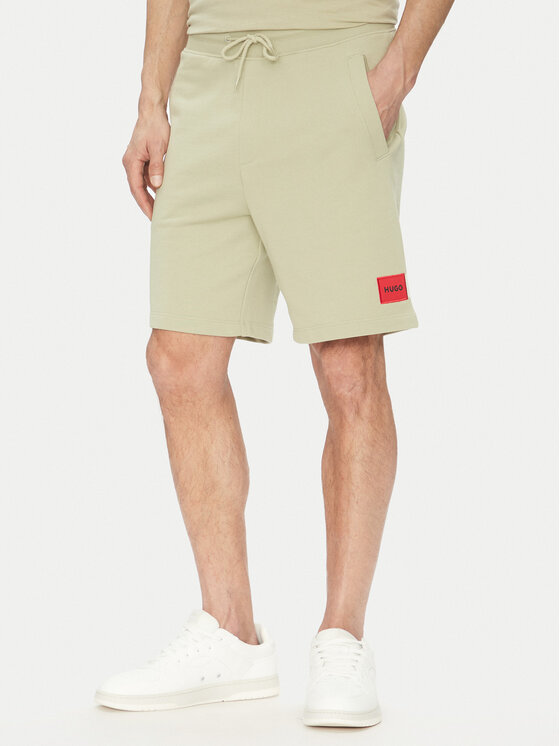 HUGO HUGO Pantaloni scurți sport Diz222 50466196 Verde Regular Fit