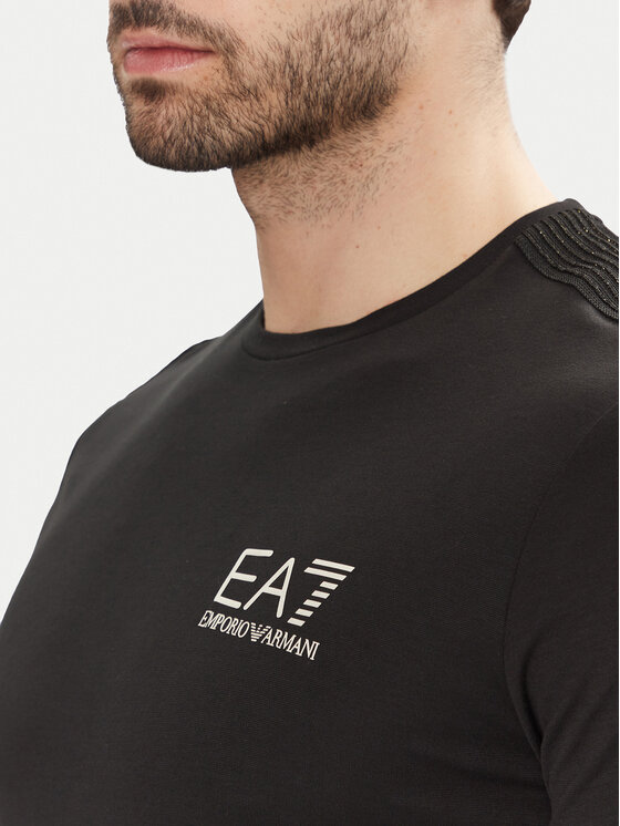EA7 Emporio Armani EA7 Emporio Armani T-shirt 7M000299 AF13739 UC001 Crna Slim Fit