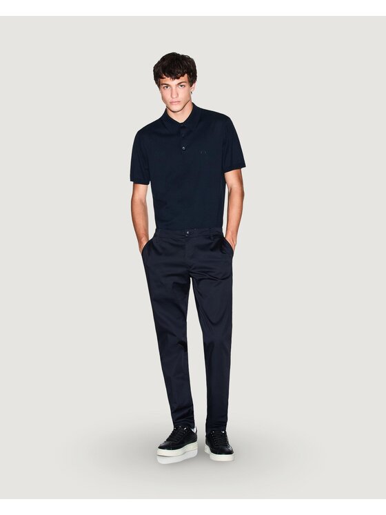 Armani Exchange Armani Exchange Polo KNIT Blu Casual Fit