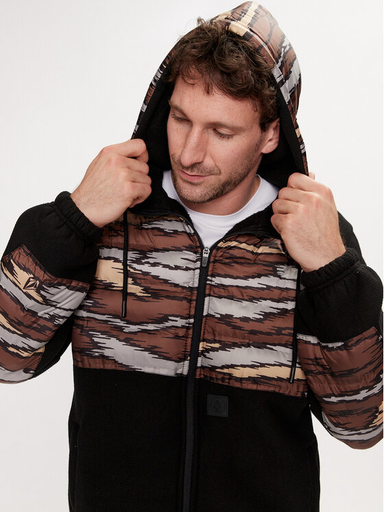 Volcom Volcom Mikina Muzzer Tripper A5832200 Černá Relaxed Fit