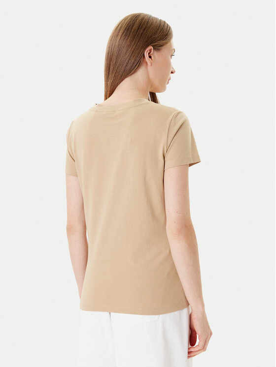 BOSS BOSS Футболка C_Esogo_1 50506973 Бежевий Slim Fit