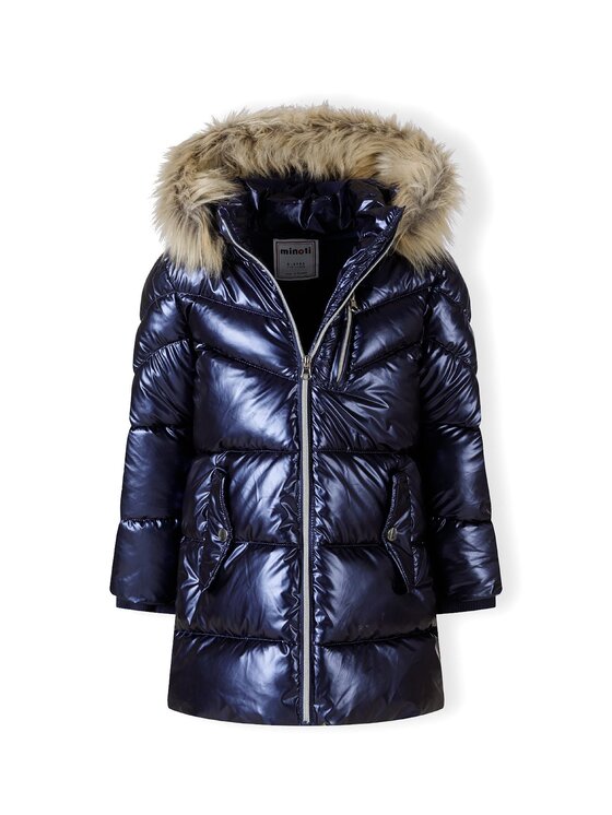 minoti minoti Kurtka zimowa 32COAT170 Granatowy Regular Fit