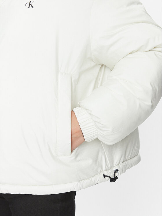 Calvin Klein Jeans Calvin Klein Jeans Giubbotto invernale 90's J20J222333 Bianco Oversize