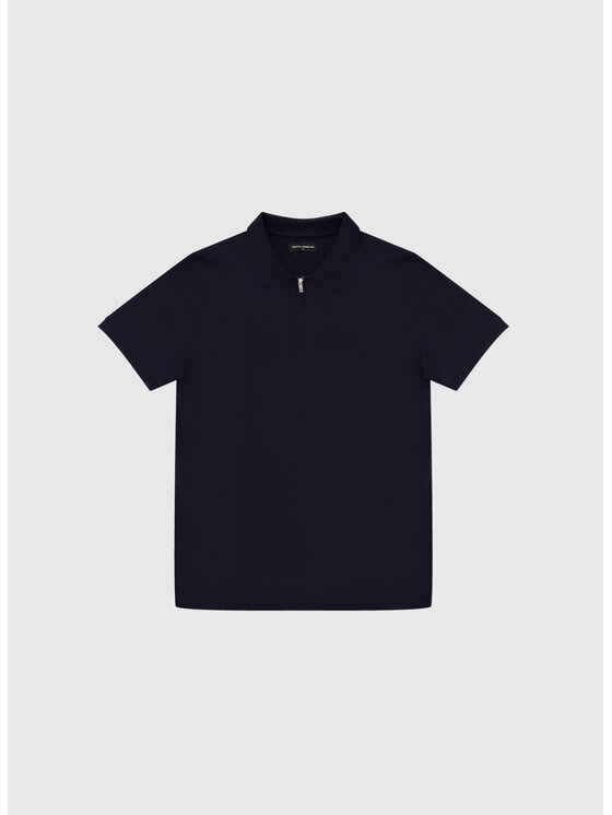 Pako Lorente Pako Lorente Polo P26SF-TX-020 Granatowy Classic Fit