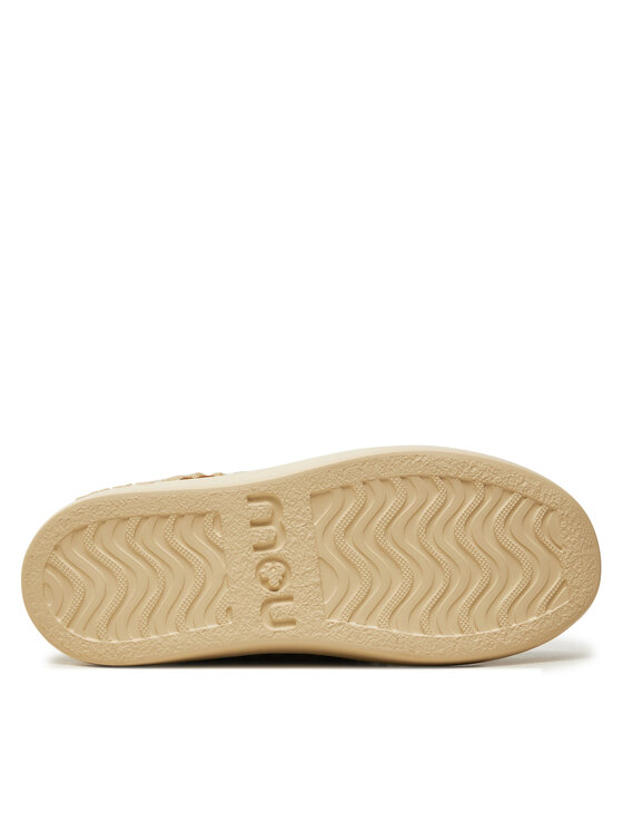 Mou Mou Čizme za snijeg Eskimo Sneaker Bold Scoub Lace FW411012A Smeđa